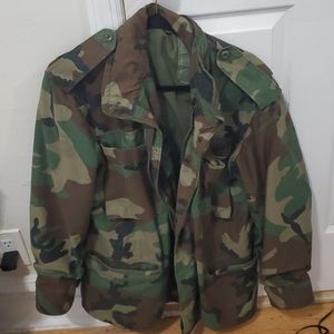 Vintage Army Camo Jacket